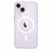 Apple iPhone Clear Case with MagSafe - оригинален кейс iPhone 14 с MagSafe (прозрачен) 3