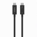 Belkin Thunderbolt 4 Cable - USB-C към USB-C кабел с Thunderbolt 4 (200 см) (черен)  3