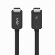 Belkin Thunderbolt 4 Cable - USB-C към USB-C кабел с Thunderbolt 4 (200 см) (черен) 