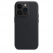 Apple iPhone Leather Case with MagSafe - оригинален кожен кейс (естествена кожа) с MagSafe за iPhone 14 Pro (черен) 5