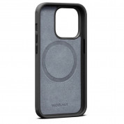 Woolnut Leather MagSafe Case - кожен (естествена кожа) кейс с MagSafe за iPhone 14 Pro (кафяв) 4