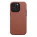Woolnut Leather MagSafe Case - кожен (естествена кожа) кейс с MagSafe за iPhone 14 Pro (кафяв) 1