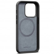 Woolnut Leather MagSafe Case - кожен (естествена кожа) кейс с MagSafe за iPhone 14 Pro Max (зелен) 2