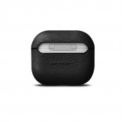 Woolnut Genuine Leather Case - кожен кейс (естествена кожа) за Apple AirPods 3 (черен) 2