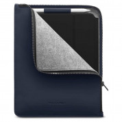 Woolnut Coated Folio for iPad Pro 12.9 M2 (2022), iPad Pro 12.9 M1 (2021), iPad Pro 12.9 (2020), iPad Pro 12.9 (2018) (blue)