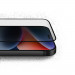 Uniq Optix Vivid Pro Full Cover Tempered Glass - калено стъклено защитно покритие за дисплея на iPhone 14 Pro Max (черен-прозрачен) 2