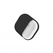 Uniq AirPods Pro 2 Lino Silicone Case - силиконов (TPU) калъф с връзка за ръка за Apple AirPods Pro 2 (черен) 3