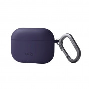 Uniq Nexo Silicone Case for Apple AirPods Pro 2 (purple-black) 1
