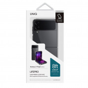 Uniq LifePro Xtreme Case - хибриден удароустойчив кейс за Samsung Galaxy Z Flip 4 (прозрачен) 2