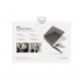 Uniq Claro Slim Hardshell Case - предпазен поликарбонатов кейс, силиконов протектор за клавиатурата и предпазител за камерата за MacBook Air 13 M2 (2022) (черен-мат) 4