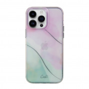 Uniq Coehl Palette Case - дизайнерски хибриден удароустойчив кейс за iPhone 14 Pro Max (розов)