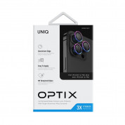 Uniq Optix Camera Tempered Glass Lens Protector - предпазни стъклени лещи за камерата на iPhone 14 Pro, iPhone 14 Pro Max (хамелеон) 1