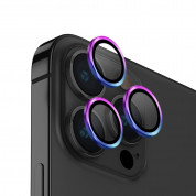 Uniq Optix Camera Tempered Glass Lens Protector - предпазни стъклени лещи за камерата на iPhone 14 Pro, iPhone 14 Pro Max (хамелеон)