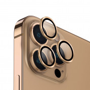 Uniq Optix Camera Tempered Glass Lens Protector for iPhone 14 Pro, iPhone 14 Pro Max (champagne gold)
