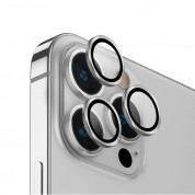 Uniq Optix Camera Tempered Glass Lens Protector for iPhone 14 Pro, iPhone 14 Pro Max (silver)