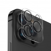 Uniq Optix Camera Tempered Glass Lens Protector - предпазно стъклено защитно покритие за камерата на iPhone 14 Pro, iPhone 14 Pro Max (прозрачен)
