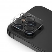 Uniq Optix Camera Tempered Glass Lens Protector - предпазно стъклено защитно покритие за камерата на iPhone 14 Pro, iPhone 14 Pro Max (прозрачен) 1