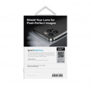 Uniq Optix Camera Tempered Glass Lens Protector - предпазни стъклени лещи за камерата на iPhone 14, iPhone 14 Plus (лилав) 2