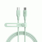 Anker 543 Bio-Based USB-C to USB-C Cable - кабел с бързо зареждане за устройства с USB-C (180 см) (зелен) 