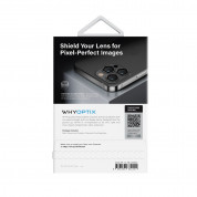 Uniq Optix Camera Tempered Glass Lens Protector - предпазни стъклени лещи за камерата на iPhone 14, iPhone 14 Plus (сребрист) 2