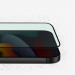 Uniq Optix VisionCare Tempered Glass with Anti Blue Light - калено стъклено защитно покритие със защитен филтър за дисплея на iPhone 14 Pro Max (черен-прозрачен) 4