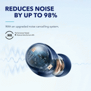 Anker Soundcore Space A40 TWS Noise Cancelling Earbuds - безжични блутут слушалки с кейс за мобилни устройства (син)  1