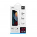 Uniq Optix Vivid Full Cover Tempered Glass - калено стъклено защитно покритие за дисплея на iPhone 14 Pro Max (черен-прозрачен) 6