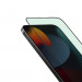 Uniq Optix VisionCare Tempered Glass with Anti Blue Light - калено стъклено защитно покритие със защитен филтър за дисплея на iPhone 14 Pro (черен-прозрачен) 2