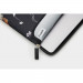Trunk Laptop Sleeve - удароустойчив неопренов калъф за MacBook Pro 16 M2 (2023), Macbook Pro 16 M1 (2021), Macbook Pro 16 (2019) (черен-цветя) 5