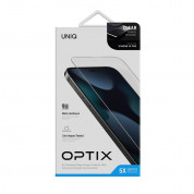 Uniq Optix Clear Tempered Glass - калено стъклено защитно покритие за дисплея на iPhone 14 Pro (прозрачен) 4