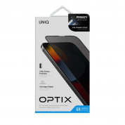 Uniq Optix Privacy Full Cover Tempered Glass for iPhone 14 Plus, iPhone 13 Pro Max (black-clear) 4