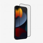 Uniq Optix Vivid Full Cover Tempered Glass for iPhone 14 Plus, iPhone 13 Pro Max (black-clear) 2