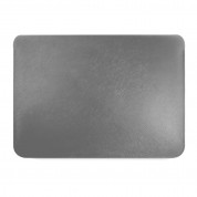 Karl Lagerfeld Saffiano Ikonik Leather Laptop Sleeve 16 (silver) 1