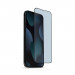 Uniq Optix VisionCare Tempered Glass with Anti Blue Light - калено стъклено защитно покритие със защитен филтър за дисплея на iPhone 14, iPhone 13, iPhone 13 Pro (черен-прозрачен) 1