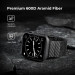 Pitaka Aramid Fiber Air Case - кевларен кейс за Apple Watch 7 45мм, Apple Watch 8 45мм (черен) 5