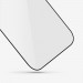 Uniq Optix Vivid Full Cover Tempered Glass - калено стъклено защитно покритие за дисплея на iPhone 14, iPhone 13, iPhone 13 Pro (черен-прозрачен) 5