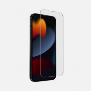 Uniq Optix Clear Tempered Glass - калено стъклено защитно покритие за дисплея на iPhone 14, iPhone 13, iPhone 13 Pro (прозрачен)