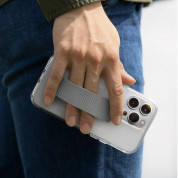 Uniq Heldro Mount Case - хибриден удароустойчив кейс с лента за ръка за iPhone 14 Pro (прозрачен-цветен) 5