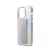 Uniq Heldro Mount Case - хибриден удароустойчив кейс с лента за ръка за iPhone 14 Pro (прозрачен-цветен) 2