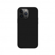 Uniq Lino Liquid Silicone Case - силиконов (TPU) калъф за iPhone 14 Pro Max (черен) 1