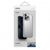Uniq Combat Case - хибриден удароустойчив кейс за iPhone 14 Pro (прозрачен) 5