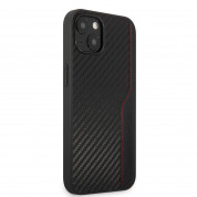 AMG Carbon Effect Leather Case for iPhone 14 (black) 2