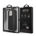 AMG Carbon Effect Leather Case - дизайнерски кожен кейс с висока защита за iPhone 14 Pro Max (черен) 6