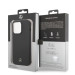 Mercedes-Benz Liquid Silicone Case - дизайнерски силиконов калъф за iPhone 14 Pro (черен) 5