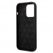 Mercedes-Benz Liquid Silicone Case - дизайнерски силиконов калъф за iPhone 14 Pro (черен) 3