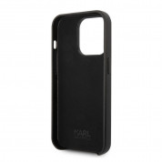 Karl Lagerfeld PU Leather Perforated Logo Case for iPhone 14 Pro (black) 4