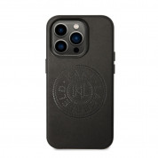 Karl Lagerfeld PU Leather Perforated Logo Case for iPhone 14 Pro (black) 1