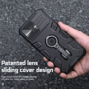 Nillkin CamShield Armor Pro Magnetic Hard Case - хибриден удароустойчив кейс с MagSafe и пръстен против изпускане за iPhone 14 Pro (черен) 3