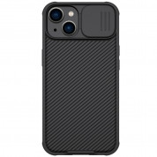 Nillkin CamShield Pro Magnetic Hard Case - хибриден удароустойчив кейс с MagSafe за iPhone 14 (черен)