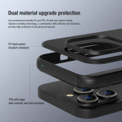Nillkin Super Frosted Pro Case - хибриден удароустойчив кейс за iPhone 14 Pro (черен)  3